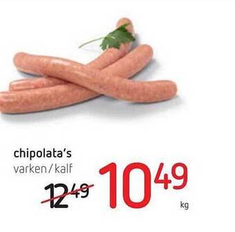 Spar Colruyt Chipolata's aanbieding