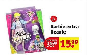Kruidvat Barbie extra beanie aanbieding