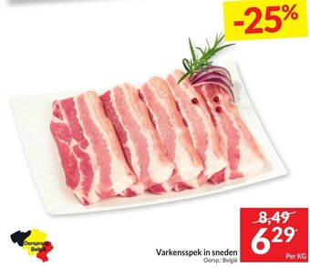 Varkensspek in Sneden