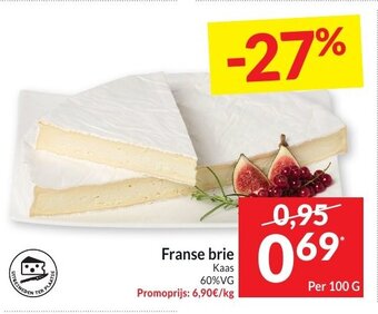 Intermarché Franse Brie Kaas 60% VG aanbieding