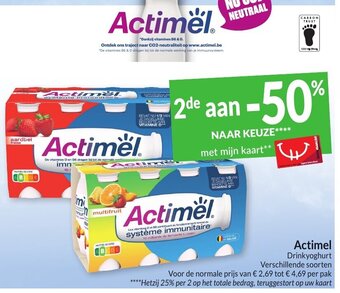 Intermarché Actimel Drinkyoghurt aanbieding