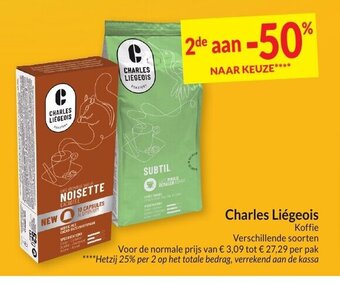 Intermarché Charles Liégeois Koffie aanbieding