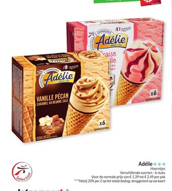 Intermarché Adélie Hoorntjes aanbieding