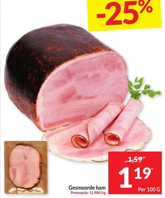 Intermarché Gesmoorde Ham 100g aanbieding