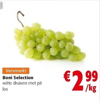 Colruyt Boni Selection witte druiven met pit los aanbieding