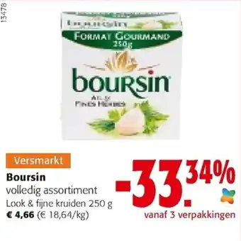 Colruyt Boursin volledig assortiment Look & fijne kruiden 250g aanbieding
