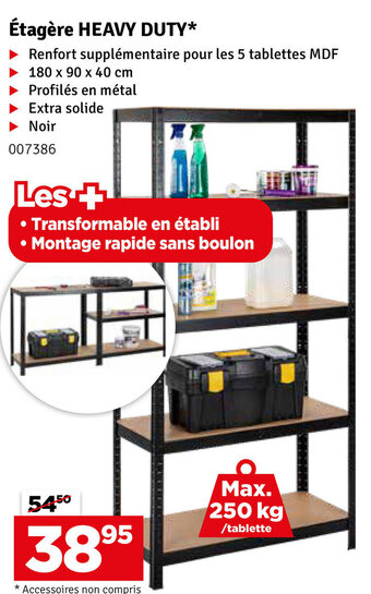 Mr Bricolage Etagère Heavy Duty aanbieding