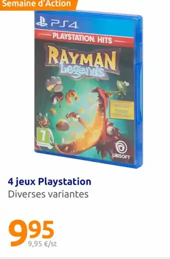 4 Jeux Playstation Diverses Variantes
