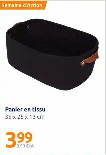 Panier en Tissu 35 x 25 x 13cm