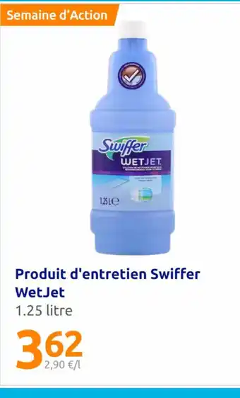 Action Swiffer WetJet Produit d'Entretien 1.25Litre aanbieding