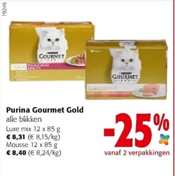 Colruyt Purina Gourmet Gold Luxe mix, Mousse aanbieding