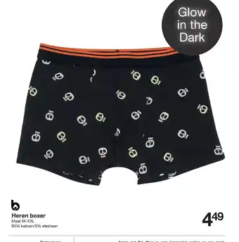 Zeeman Heren boxer maat M-XXL 95% katoen /5% elastaan aanbieding