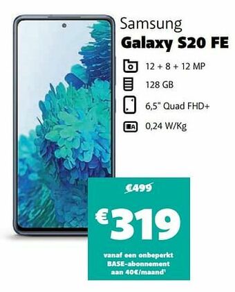 Samsung galaxy s20 fe