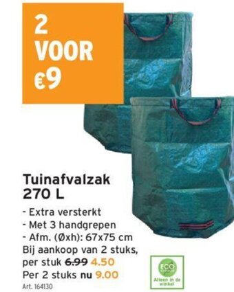 GAMMA Tuinafvalzak 270 l aanbieding