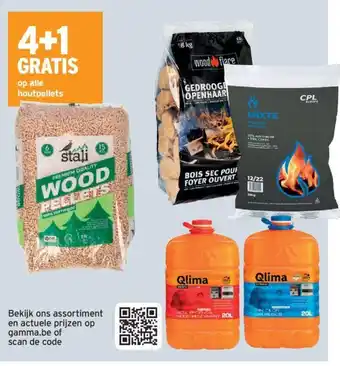 GAMMA Op alle houtpellets aanbieding