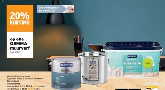 GAMMA Op alle gamma muurverf aanbieding