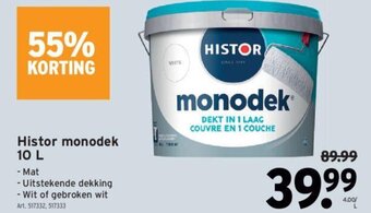 GAMMA Histor monodek 10 l aanbieding