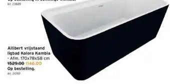 GAMMA Allibert vrisjstaand ligbad kolora kambia aanbieding