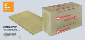 GAMMA Rockwool Rocksono base dikte 4,5 cm aanbieding