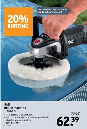 GAMMA Skil Polijstmachine 1144AA aanbieding