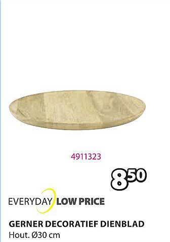 Jysk Gerner decoratief dienblad aanbieding