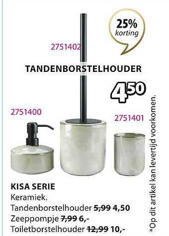 Jysk Tandenborstelhouder aanbieding