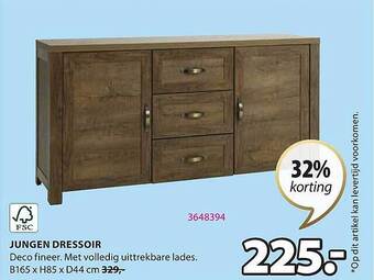 Jysk Jungen dressoir aanbieding