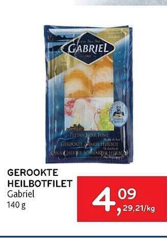 Alvo Gerookte heilbotfilet gabriel aanbieding