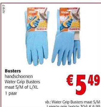 Colruyt Busters handschoenen aanbieding