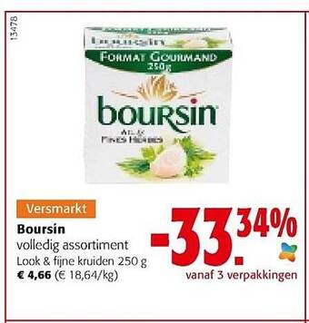 Colruyt Boursin look & fijne kruiden aanbieding