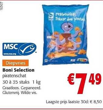 Colruyt Boni selection piratenschat aanbieding