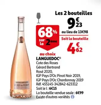 Auchan Languedoc Cote des Roses aanbieding