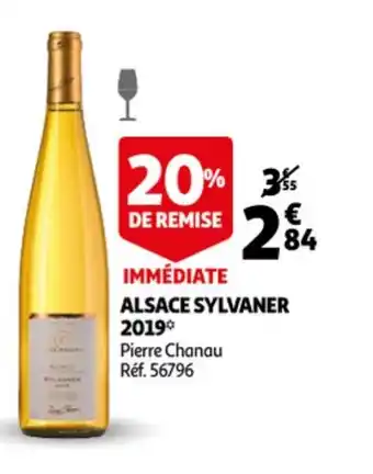 Auchan Pierre Chanau Alsace Sylvaner 2019 aanbieding