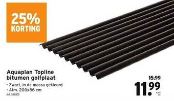 GAMMA Aquaplan topline bitumen golfplaat aanbieding