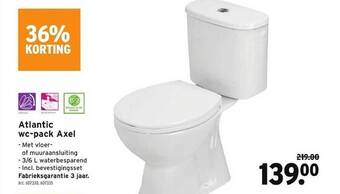GAMMA Atlantic wc-pack axel aanbieding