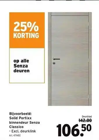 GAMMA Senza deuren aanbieding