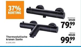 Thermostatische kranen santo