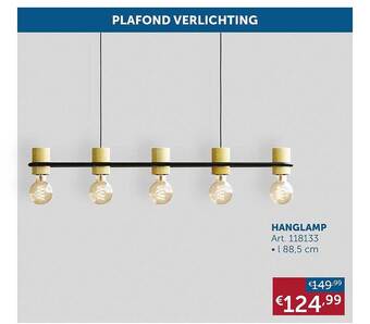 Zelfbouwmarkt Hanglamp aanbieding