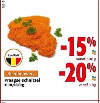 Colruyt Praagse schnitzel aanbieding