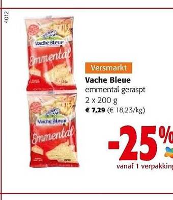 Colruyt Vache bleue emmental geraspt aanbieding