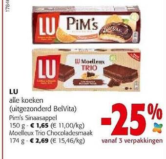 Colruyt Lu koeken aanbieding