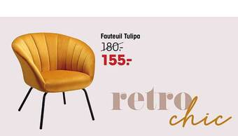 Kwantum Fauteuil tulipa aanbieding