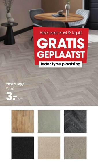 Kwantum Vinyl & tapijt aanbieding