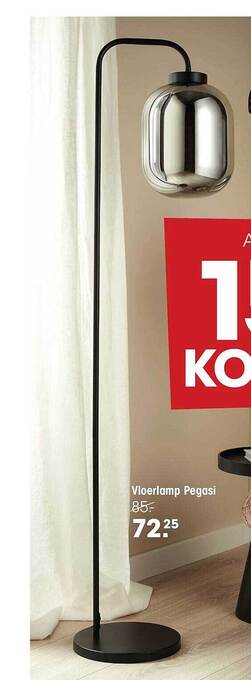 Kwantum Vloerlamp pegasi aanbieding