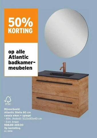 GAMMA Atlantic badkamermeubelen aanbieding