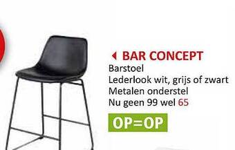 Weba Barstoel aanbieding