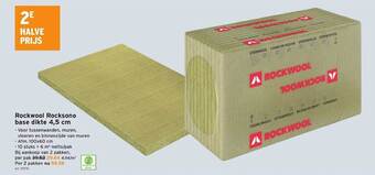 GAMMA Rockwool rocksono base dikte 4,5 cm aanbieding