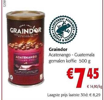 Colruyt Graindor acatenango gemalen koffie aanbieding