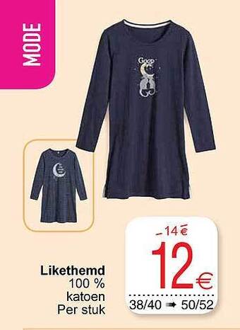 Cora Likethemd aanbieding