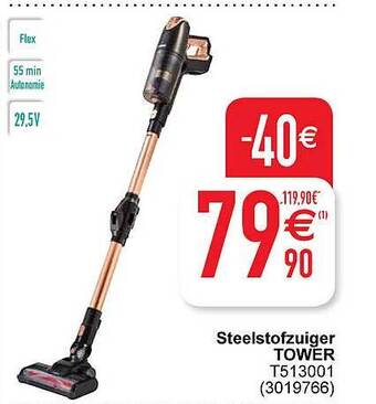 Cora Steelstofzuiger tower aanbieding